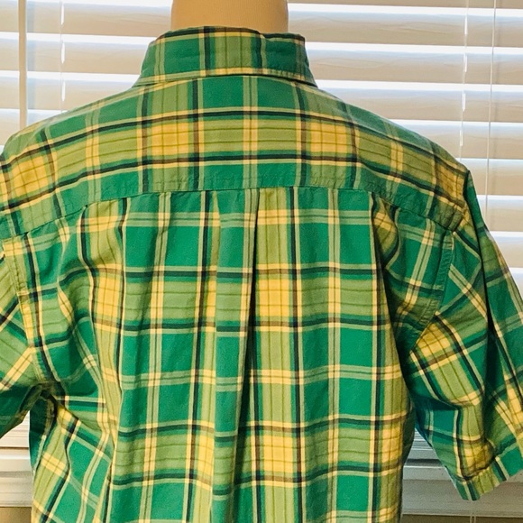 Carhartt Green and Yellow Casual Button Down Shirt - Picture 3 of 6